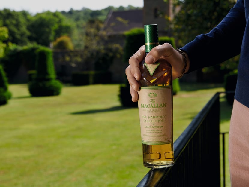 A collaboration with Stella and Mary McCartney, The Macallan Harmony Collection Green Meadow brings the Scottish grasslands to life