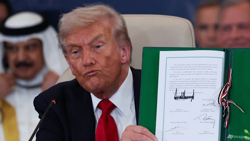 Trump says 'we will disarm' Hamas, urges return of Gaza bodies Trump says 'we will disarm' Hamas, urges return of Gaza bodies