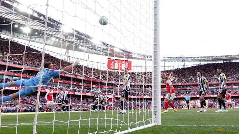 Nervy Arsenal go back to top as Eze seals vital win over Newcastle