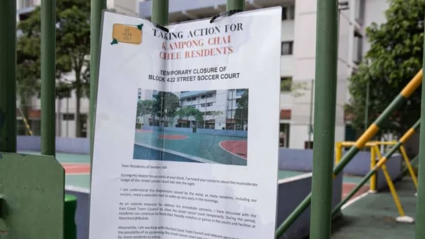 Penutupan sementara gelanggang bola sepak jalanan di Bedok North ekoran aduan bunyi bising cetus perbahasan hangat online Penutupan sementara gelanggang bola sepak jalanan di Bedok North ekoran aduan bunyi bising cetus perbahasan hangat online