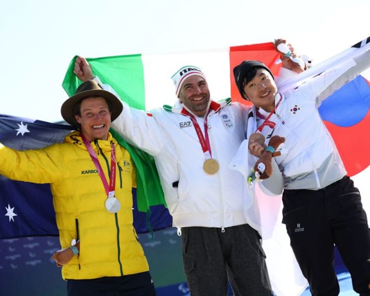 From Olympic crash to Paralympic gold, the two lives of snowboarder Perathoner