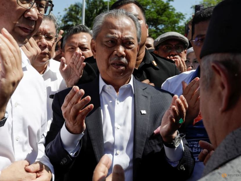 Former Malaysia Prime Minister Muhyiddin Yassin arrives to give a statement to the Malaysian Anti-Corruption Commission (MACC) in Putrajaya, Malaysia March 9, 2023.  