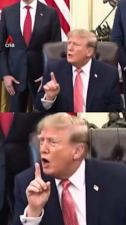 Trump snaps at journalists at White House press conference