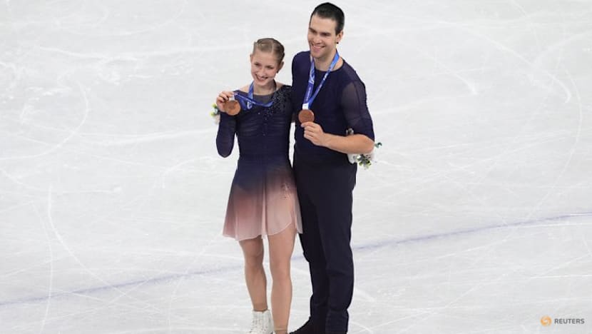 Figure Skating-Germany's Fabienne Hase says bronze with Volodin "doesn't suck at all"