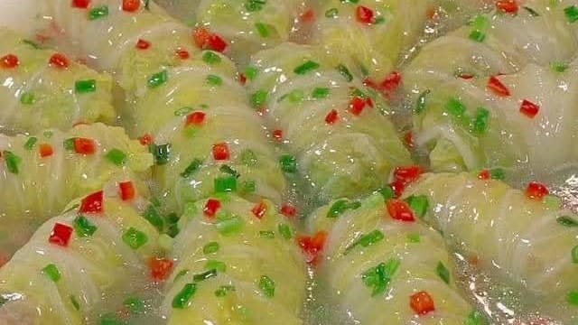 食谱：白菜酿肉