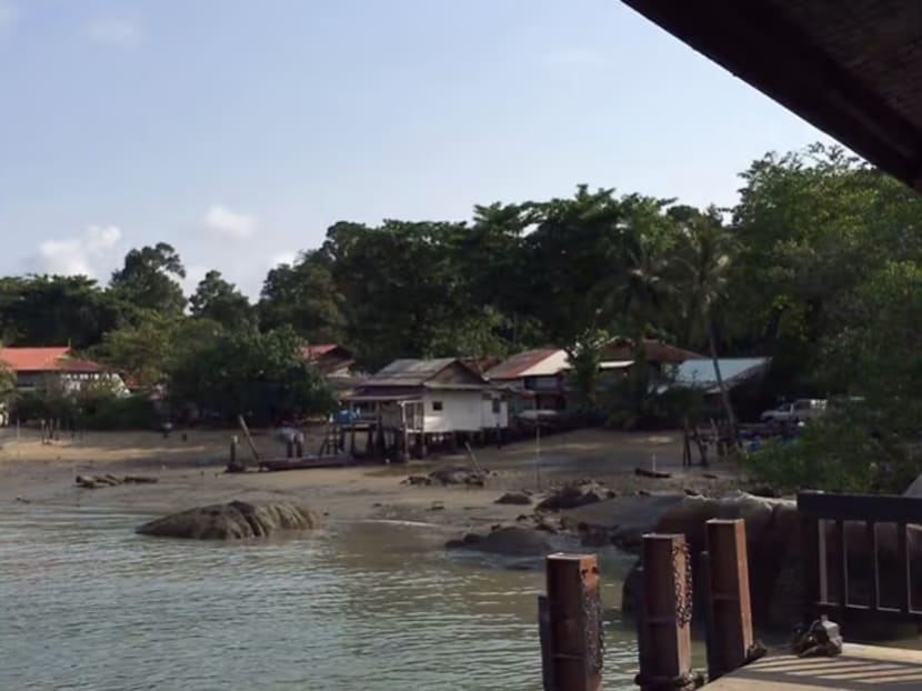 A beach near Pulau Ubin Jetty.
