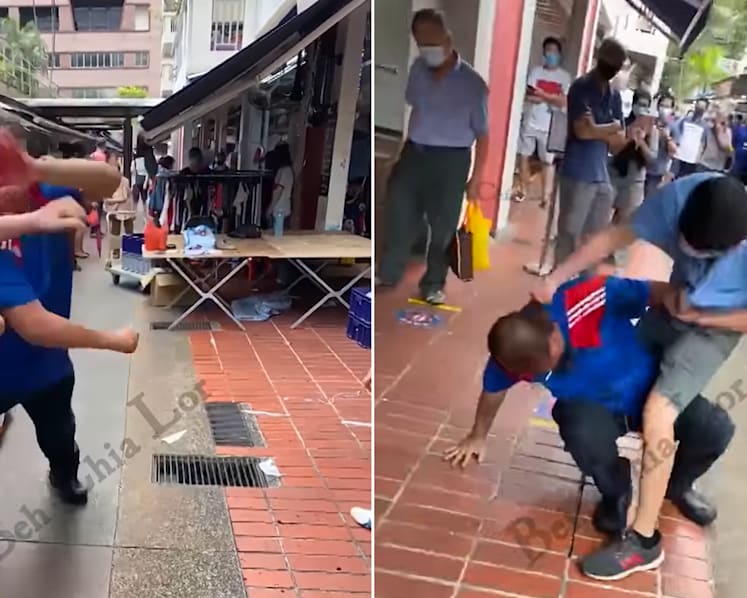 2 men arrested after Serangoon Central fight