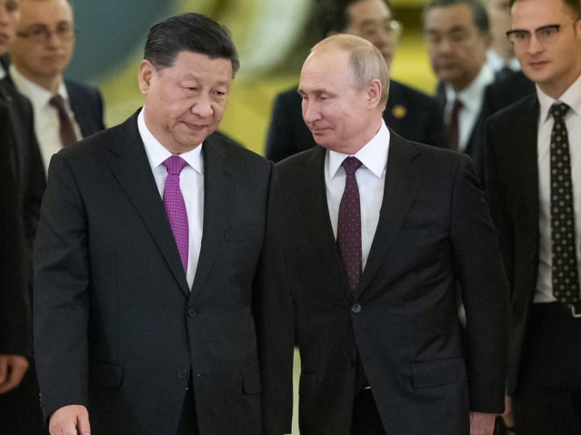 Commentary: Warming Russia-China relations shift balance at time of US vulnerability