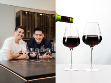 The first designed-in-Singapore wine glasses just won a major international design award