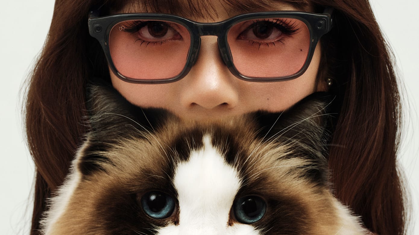 Meta Glasses by LISA的设计灵感来源包括Lisa的宠物猫狗。（图：Meta提供）