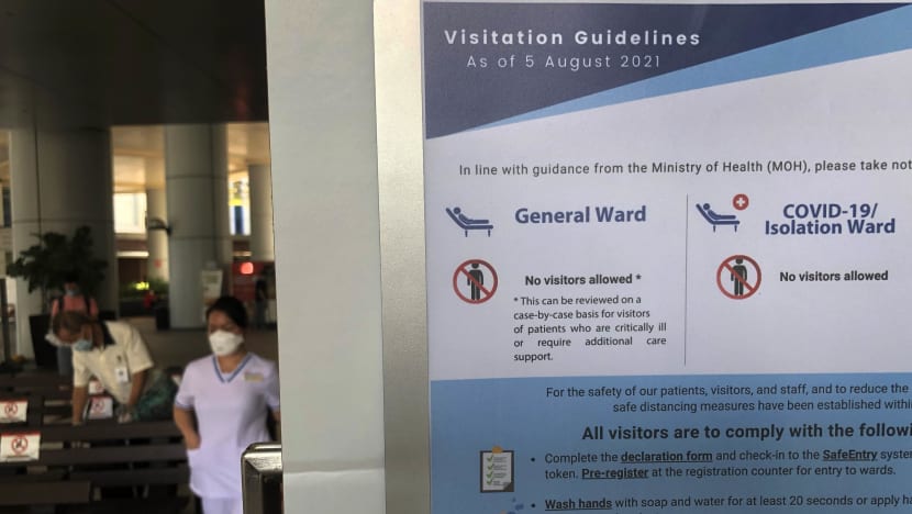 All hospitals to ban visitors to wards from Aug 5 to 18; exceptions on case-by-case basis