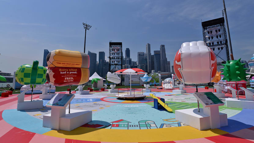 SG Heart Map on show at Marina Bay from Thursday