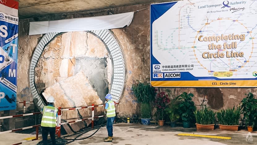 Kerja gali terowong Circle Line 6 selesai, 3 stesen baru mula dibuka 2026 Kerja gali terowong Circle Line 6 selesai, 3 stesen baru mula dibuka 2026