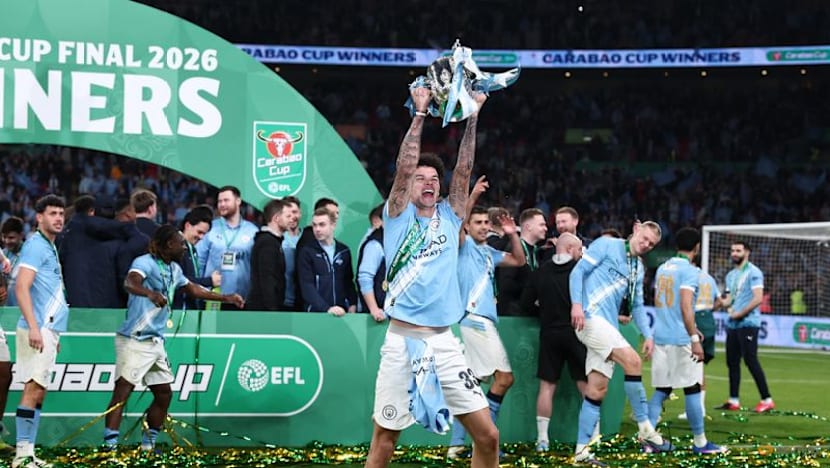 Man City cut Arsenal down to size as O'Reilly double seals League Cup final