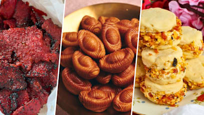 10 Chinese New Year Snacks To Buy: ‘Huat’ Croissants, Bak Kwa Caramel Cookies & More