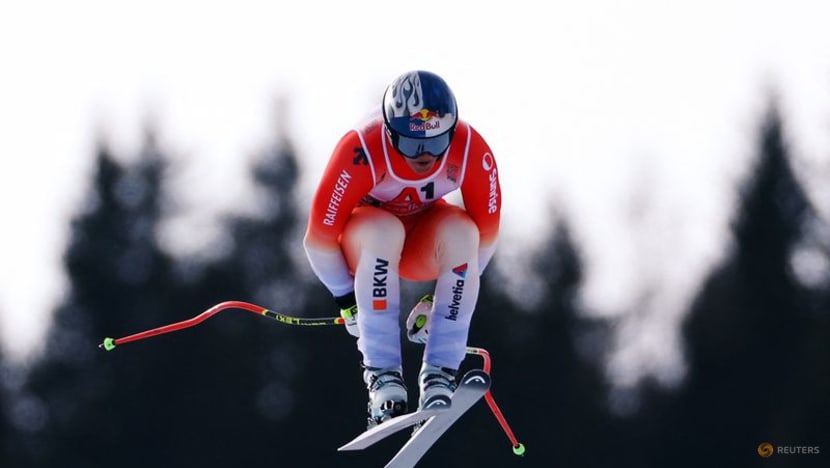 Alpine skiing: Von Allmen wins gold as Swiss dominate men's downhill