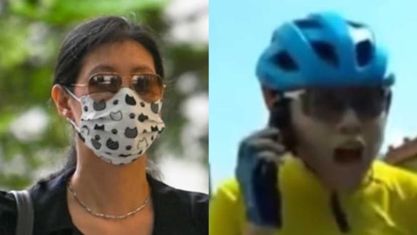 Woman drove off with cyclist on bonnet — that was her 'defence mechanism' to leave scene of dispute, her lawyer says Woman drove off with cyclist on bonnet — that was her 'defence mechanism' to leave scene of dispute, her lawyer says