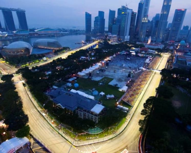 Roads around Marina Centre to be closed for F1 Singapore Grand Prix