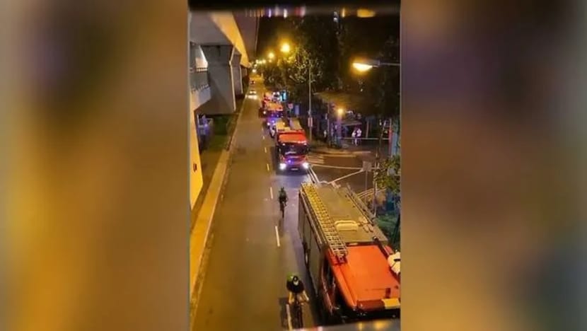 80 people evacuated after fire breaks out at Punggol Plaza