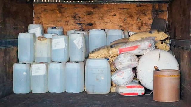 墨西哥政府查获并销毁超过40万颗含芬太尼药丸