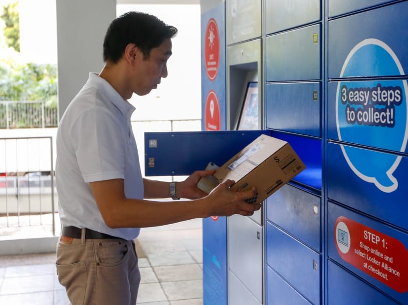 The aim is that by end-2022, residents will have at least one parcel locker station within five minutes' walk from home or 250m from their public housing blocks.