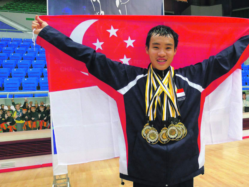 Teenager Joshua Lim could be Singapore’s best fencer in the coming years. PHOTO: FENCING SINGAPORE