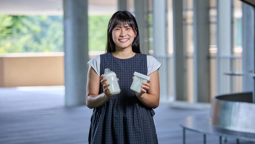 Her sister struggled with feeding breast milk on the go – so this 23-year-old invented a better way