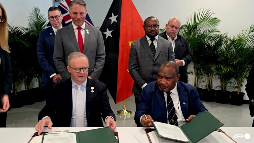 Australia, Papua New Guinea sign communique after mutual defence treaty stalls  