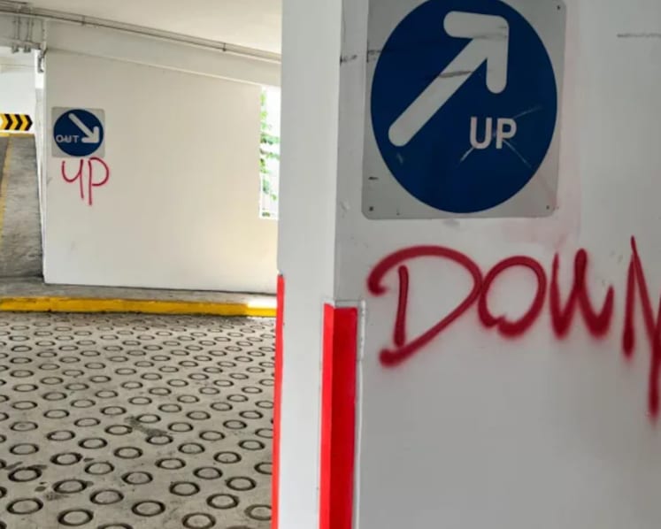 Four teenagers arrested after neighbourhood in Punggol vandalised