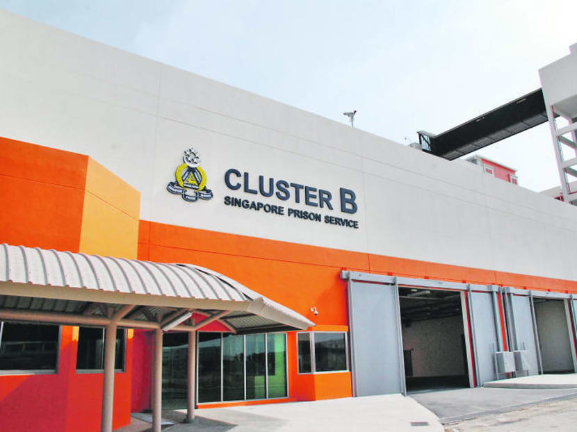 Goh Tze Boon admitted to two counts of causing hurt to his wife, as well as one count each of criminal intimidation, mischief, and using criminal force against a police officer. Photo: Singapore Prison Service