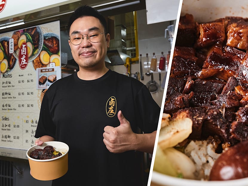 Decadent Pork Belly Rice & Deep-Fried Lor Bak By SIA Steward Turned Hawker