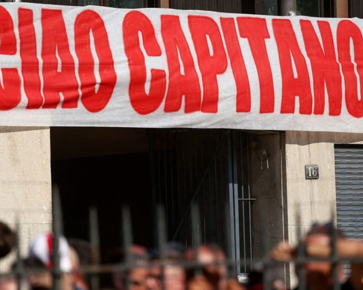'Ciao capitano': fans and former team mates say farewell to Franco Baresi