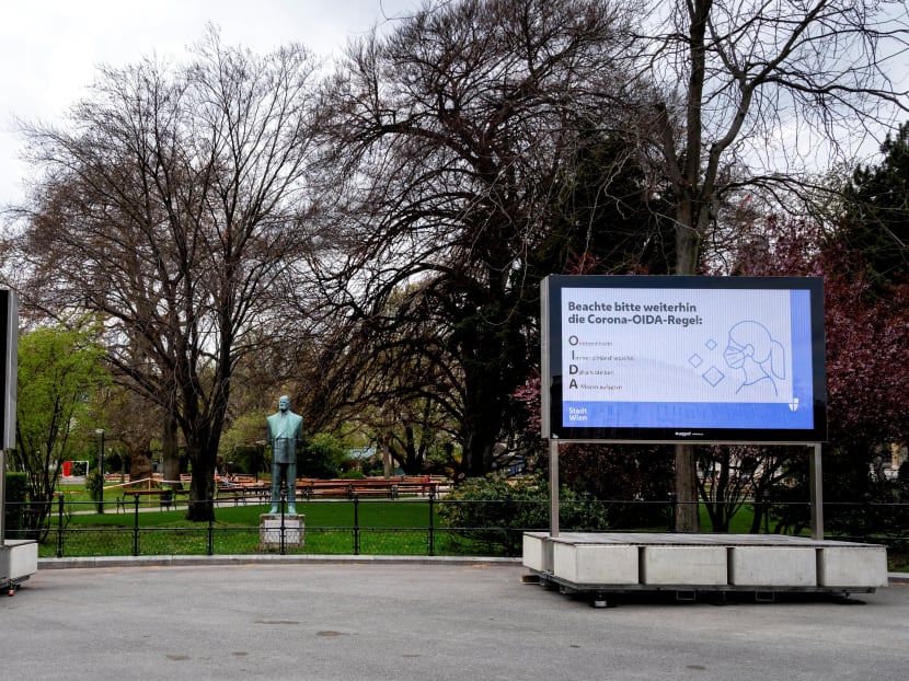 About 65 per cent of Austria's almost nine million people are vaccinated, below the EU average of 67 per cent, while daily increases in infections have hit records this week.