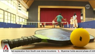 Mountbatten residents try out 'silent pickleball' made of foam to cut noise disturbance