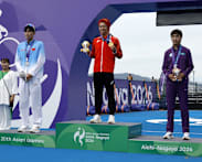 Japan triathlete Hojo wins first gold of Asian Games