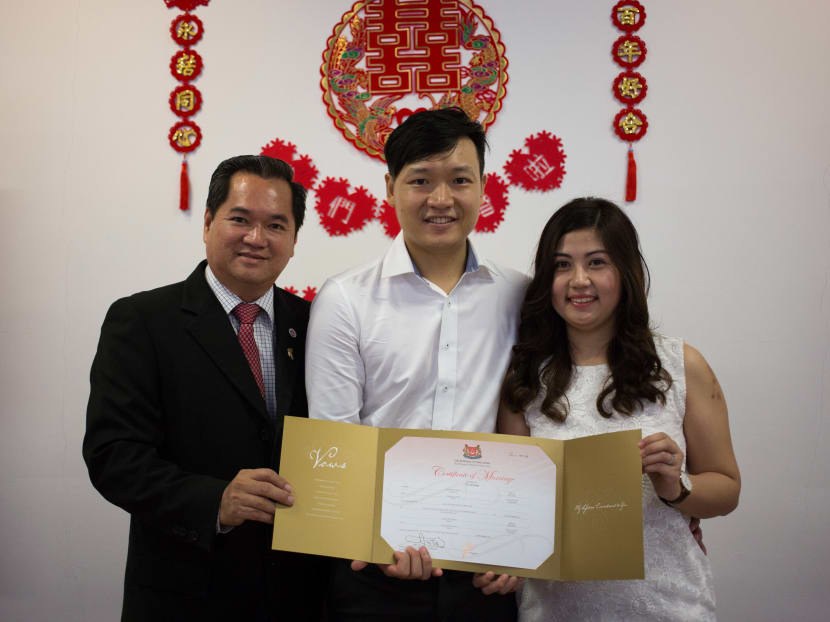 A match made by god at Yueh Hai Ching Temple