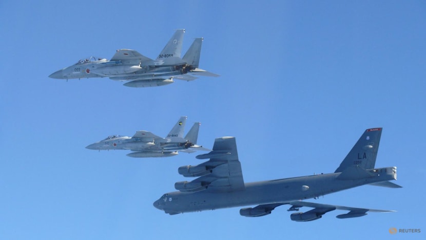US bombers join Japanese jets in show of force after China-Russia drills, Tokyo says