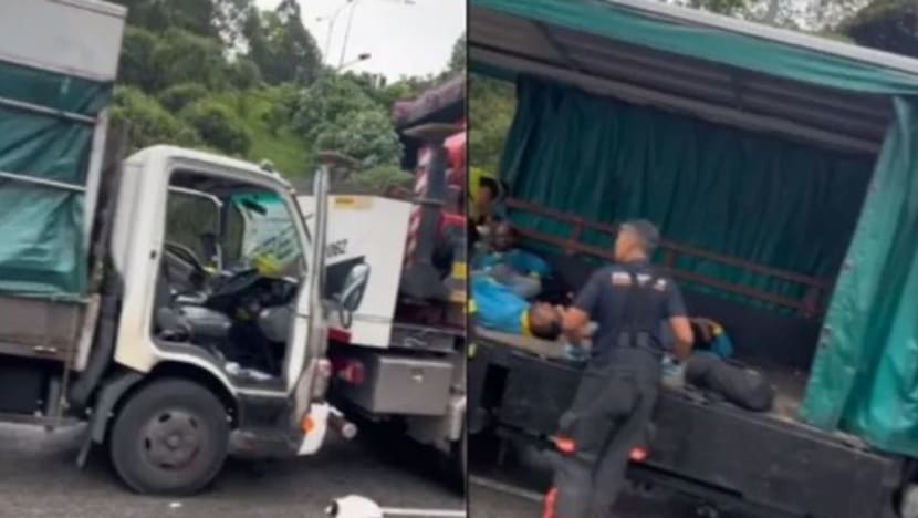 26 lelaki dikejarkan ke hospital berikutan nahas libatkan 3 lori di KJE 26 lelaki dikejarkan ke hospital berikutan nahas libatkan 3 lori di KJE