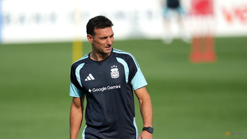 Argentina's Scaloni faces striker dilemma after opening win