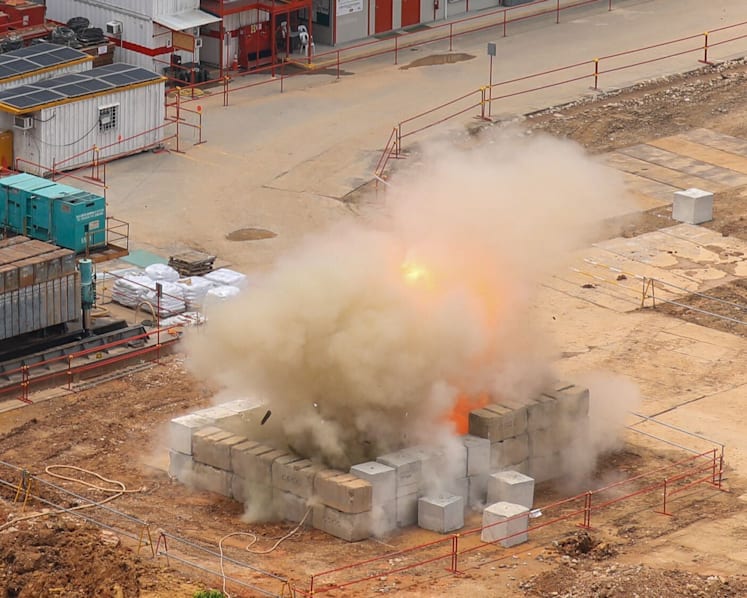 In pictures: Experts detonate World War II bomb at Upper Bukit Timah