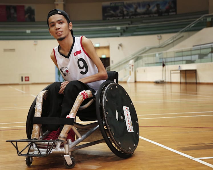 Singapore wheelchair rugby athletes at home in rough sport