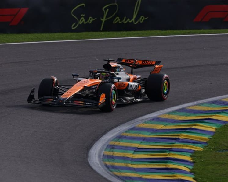 Norris on pole for Sao Paulo sprint, Piastri third
