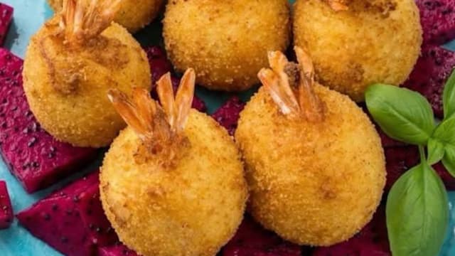 食谱：鲜虾可乐饼
