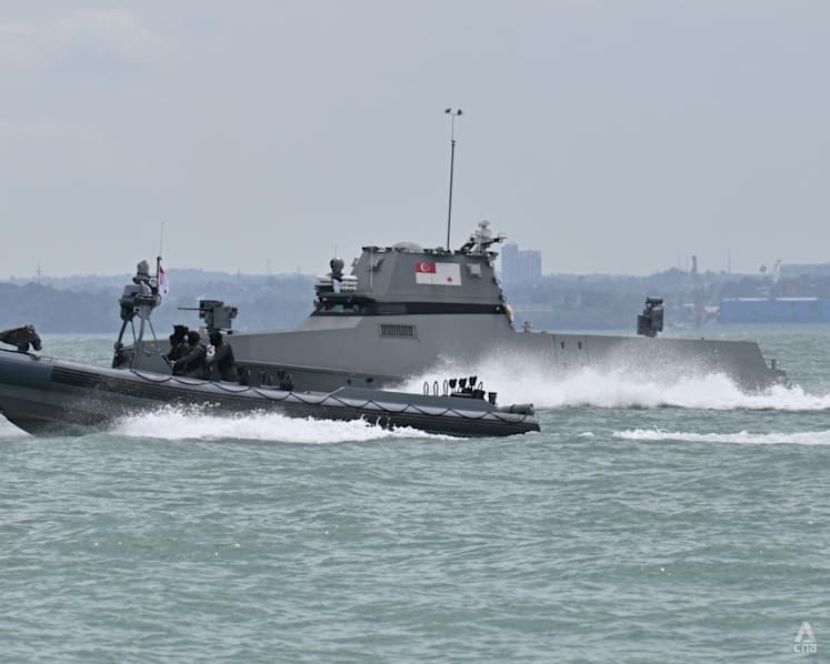 Autonomous navigation, two-man remote crew: Singapore navy's unmanned surface vessels begin patrols