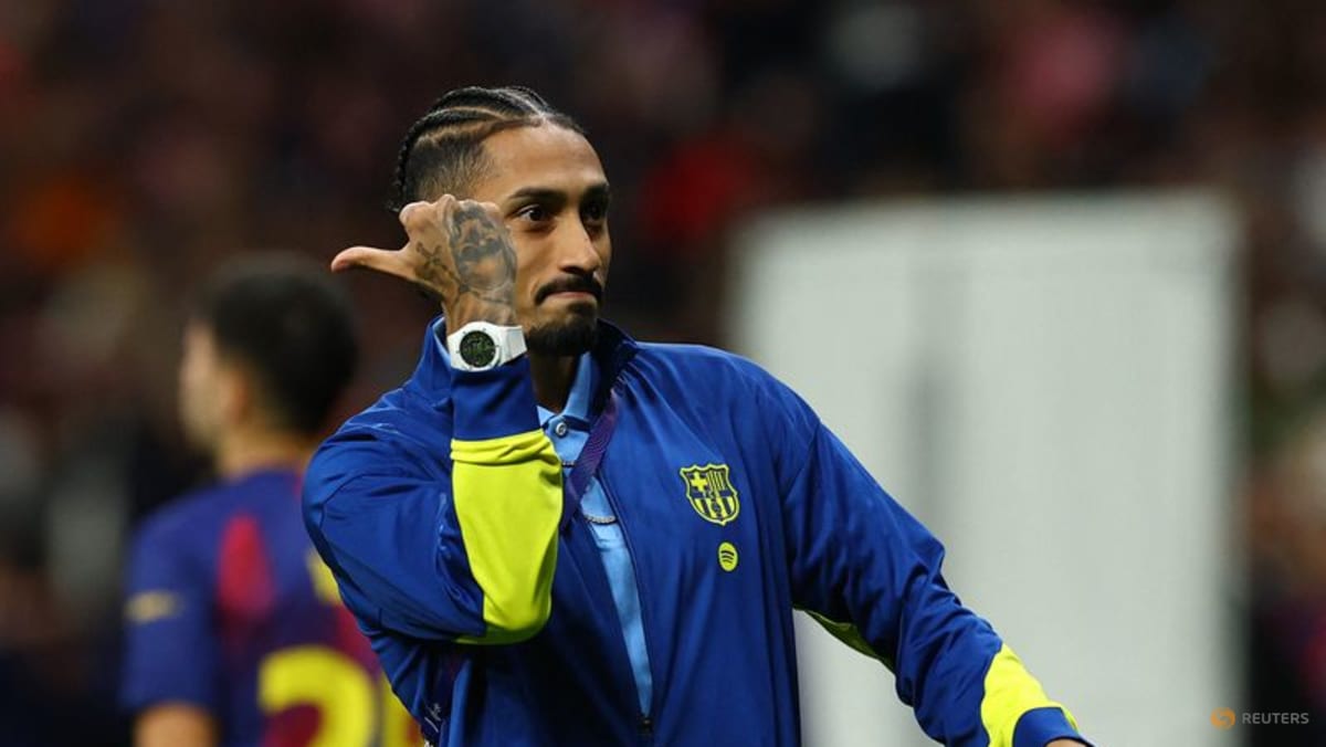 Raphinha fumes at refereeing after Barcelona's Champions League exit