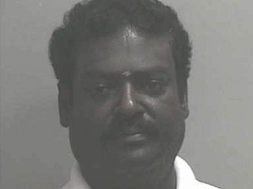 Krishnan Karunakaran was sentenced to eight years’ jail and nine strokes of the cane for attempted culpable homicide. Photo: Singapore Police Force