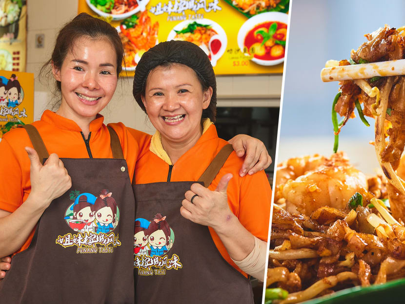 Penang Sisters Set Up Char Kway Teow Stall In S&rsquo;pore, Add Dark Soy Sauce To Noodles To Suit Local Palates