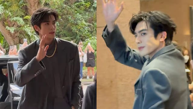 粉丝终于等到！宋威龙帅气现身义安城