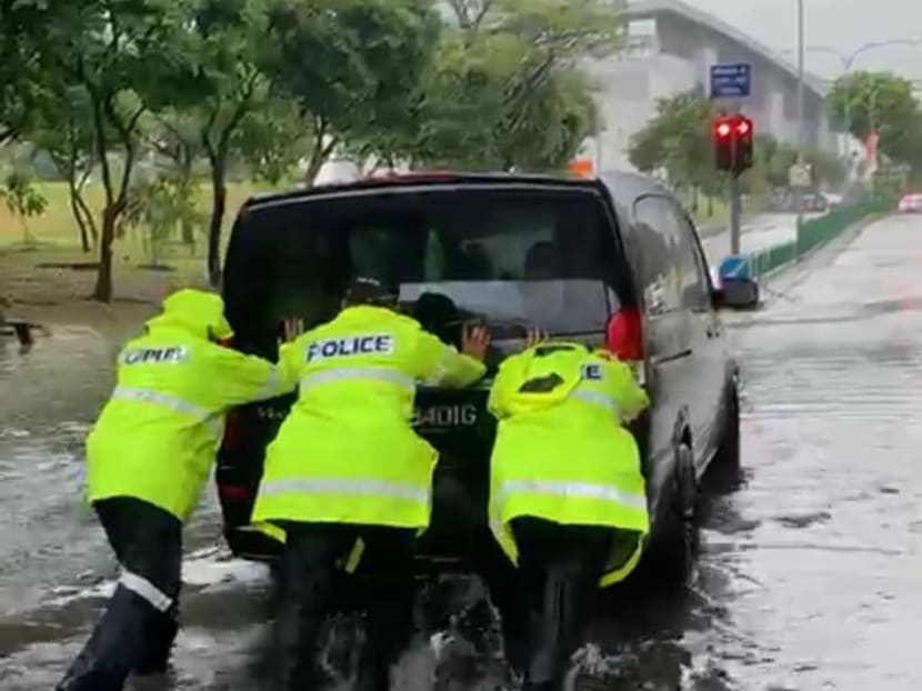 PUB investigating if construction works caused flood at Pasir Ris-Tampines junction