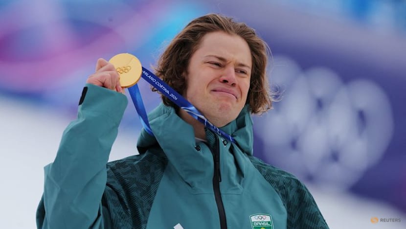 Alpine skiing-From soccer dreamer to snow king, Brazil's Pinheiro Braathen strikes gold